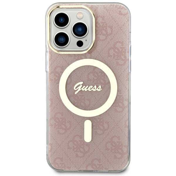 GUESS HC MagSafe IML 4G PINK iPhone 13 / 14 / 15