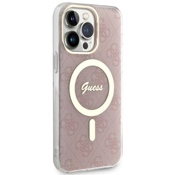 GUESS HC MagSafe IML 4G PINK iPhone 13 / 14 / 15