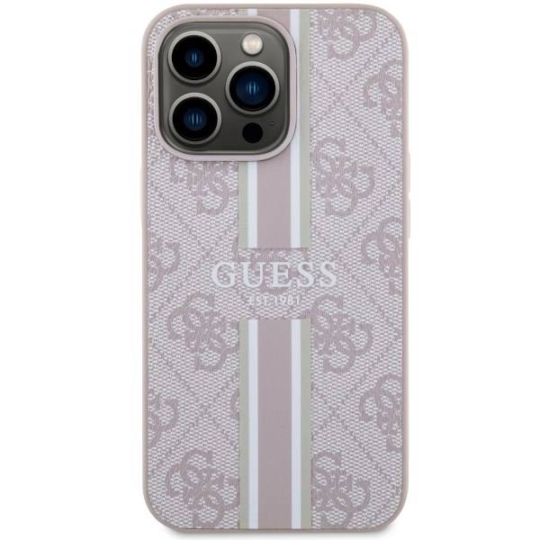 GUESS HC MagSafe 4G PRINTED STRIPES PINK iPhone 13 Pro Max