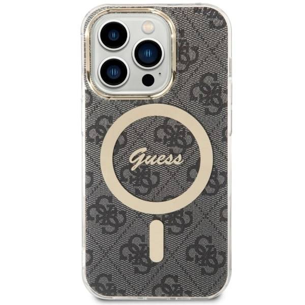 GUESS HC MagSafe IML 4G BLACK IP14 PRO