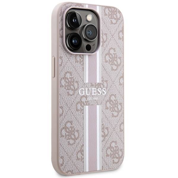 GUESS HC MagSafe 4G PRINTED STRIPES PINK iPhone 14 Pro