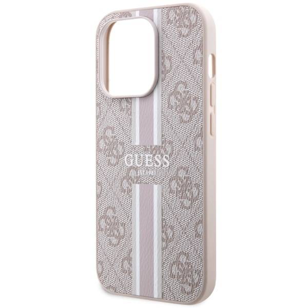 GUESS HC MagSafe 4G PRINTED STRIPES PINK iPhone 14 Pro