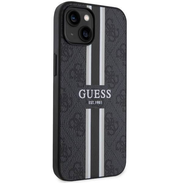 GUESS HC MagSafe 4G PRINTED STRIPES BLACK iPhone 14 Plus