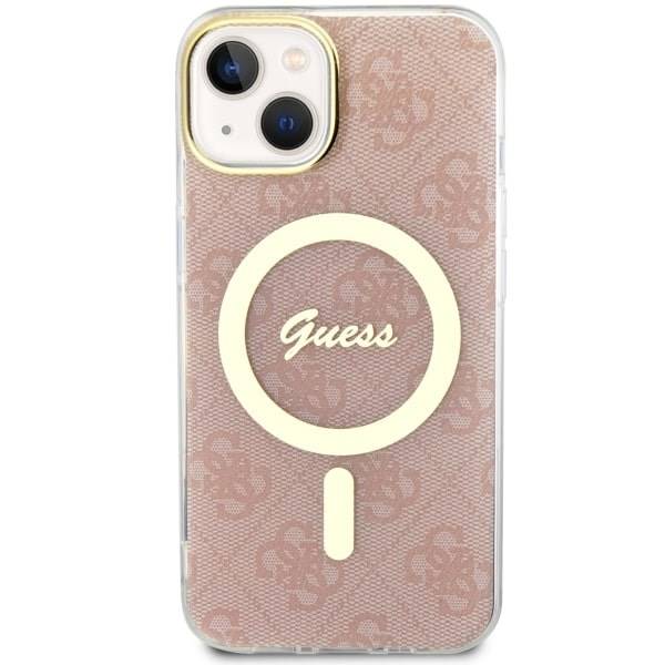 GUESS HC MagSafe IML 4G PINK iPhone 14 / 15 / 13