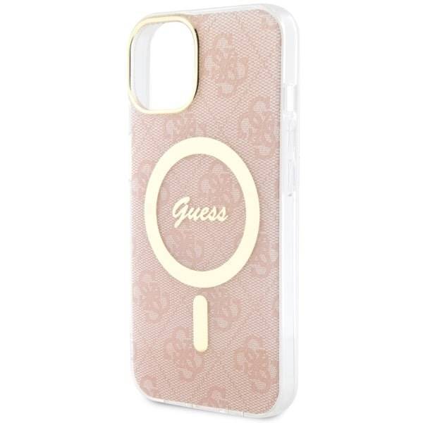 GUESS HC MagSafe IML 4G PINK iPhone 14 / 15 / 13