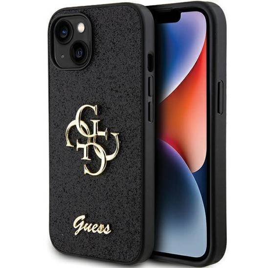 GUESS GUHCP15SHG4SGK HC FIXED GLITTER BIG 4G BLACK iPhone 15 / 14 / 13