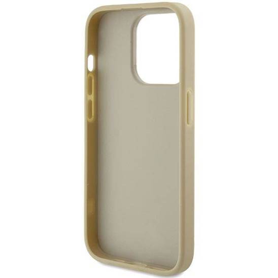 Guess GUHCP15SHG4SGD iPhone 15 / 14 / 13 gold hardcase Glitter Script Big 4G