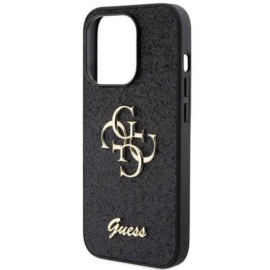 GUESS GUHCP15XHG4SGK HC FIXED GLITTER BIG 4G BLACK iPhone 15 Pro Max