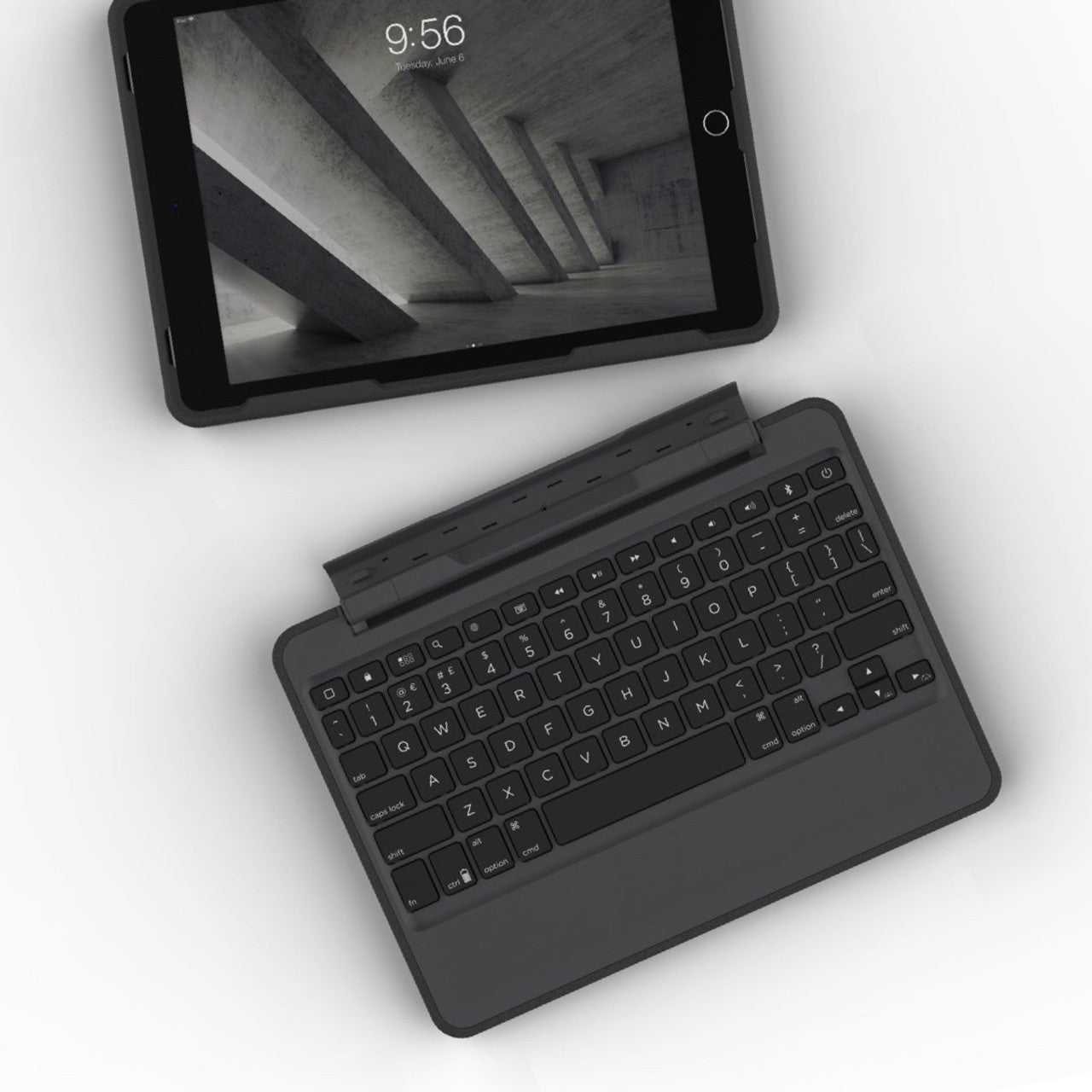 ZAGG Rugged Book for iPad mini 1 - 2 -3 - 4 Wireless Keyboard & Durable Detachable Case