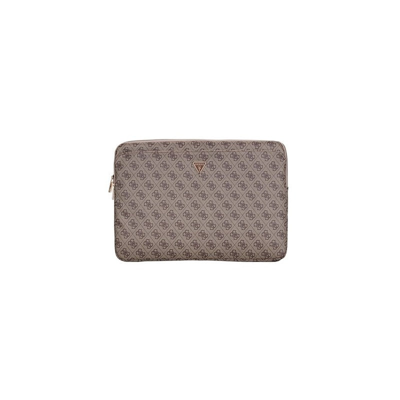 Guess  COMP. Sleeve 4G Zipper Pocket and Triangle Logo Brown 15/ 16