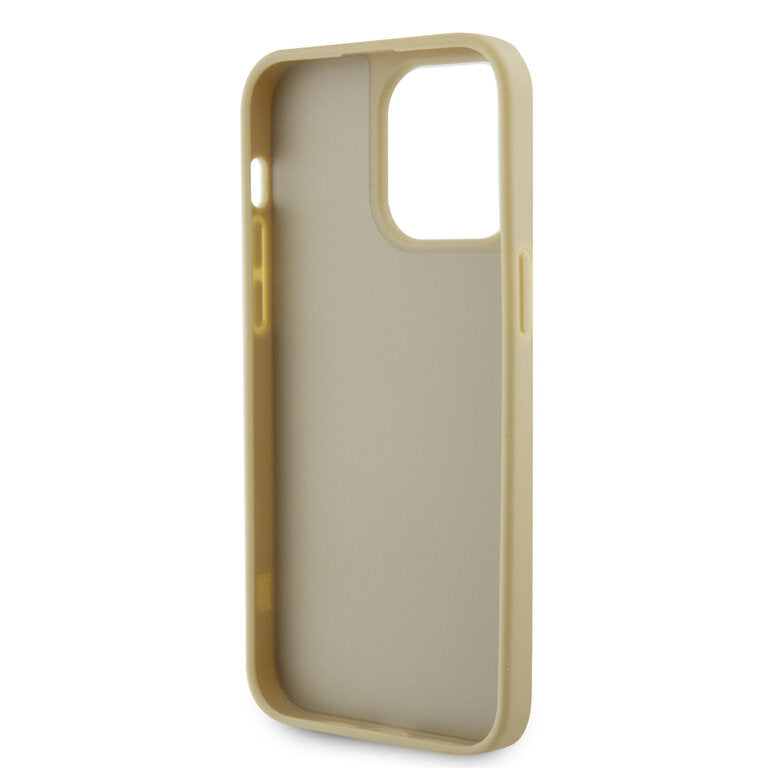 Guess Hardcase Rhinestone Tringle Gold iPhone 15 Pro Max