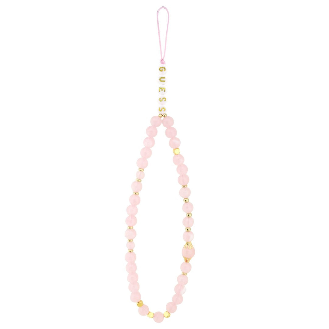 Guess GUHCPSE4P4GMGSP PU W/ Strap 4G metal logo band case iPhone 16e Pink