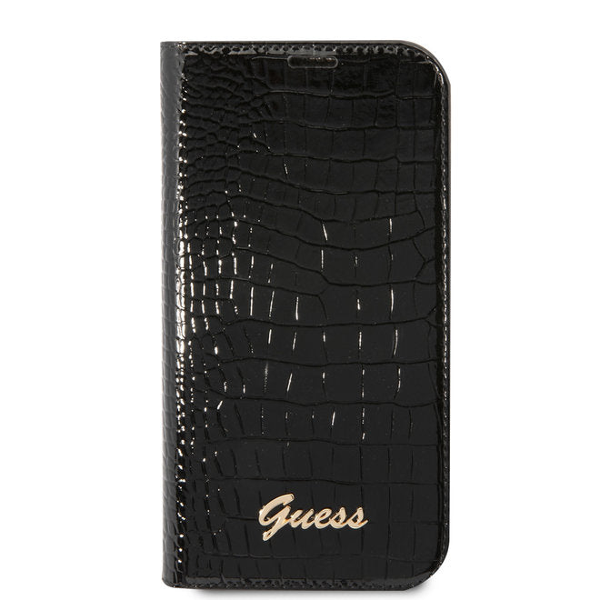 GUESS Apple iPhone 14 Plus BookCase Black Croco