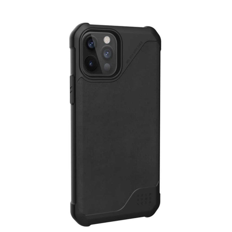 Urban Armor Gear Metropolis LT Backcover for iPhone 12 Pro Leather Black