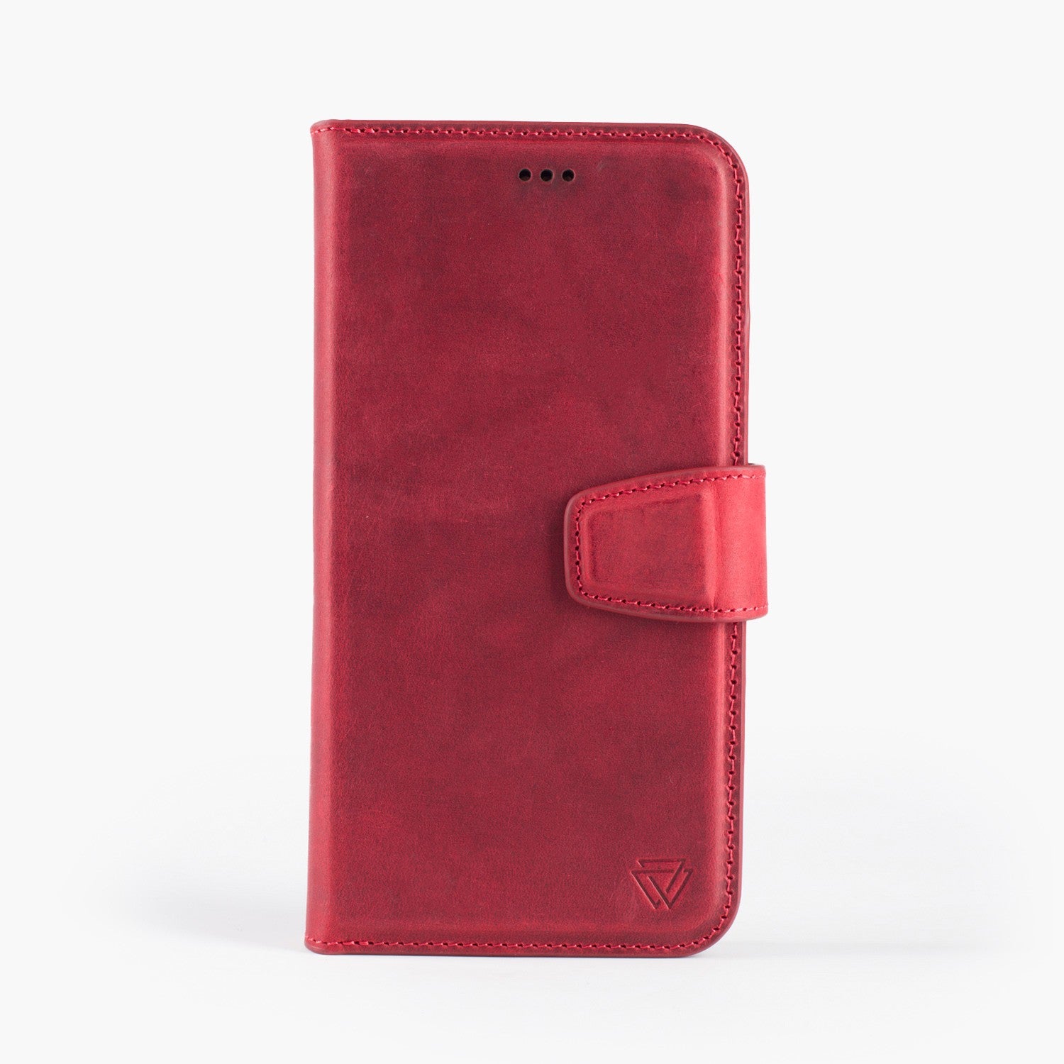 Wachikopa leather Magic Book Case 2 in 1 for iPhone 15 / 14 / 13 Red