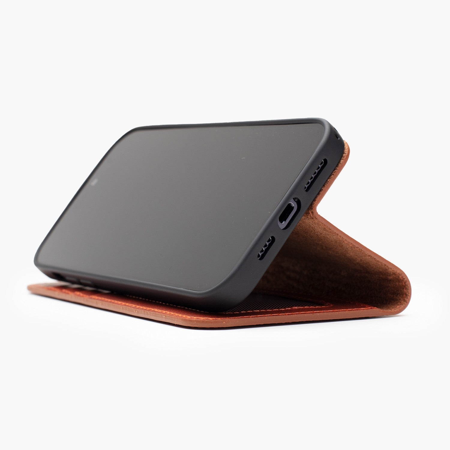 Wachikopa leather Classic iPhone Case for iPhone 13 Mini Dark Brown