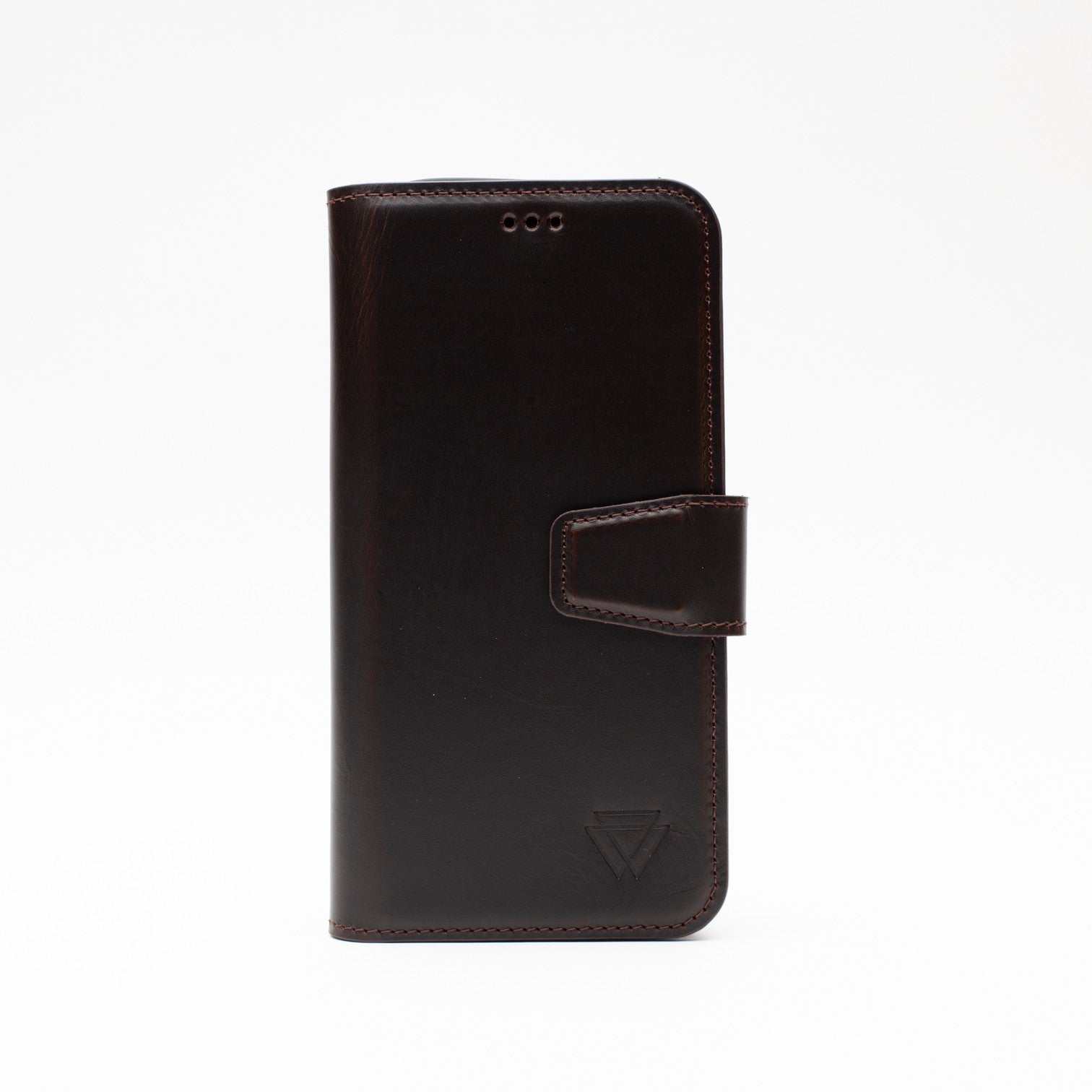 Wachikopa leather Classic iPhone Case for iPhone 14 Pro Max Dark Brown