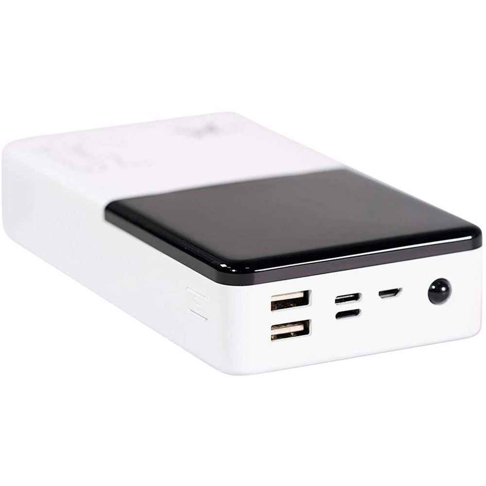 PowerX Q500 Power Bank 30000mAh with Display - White