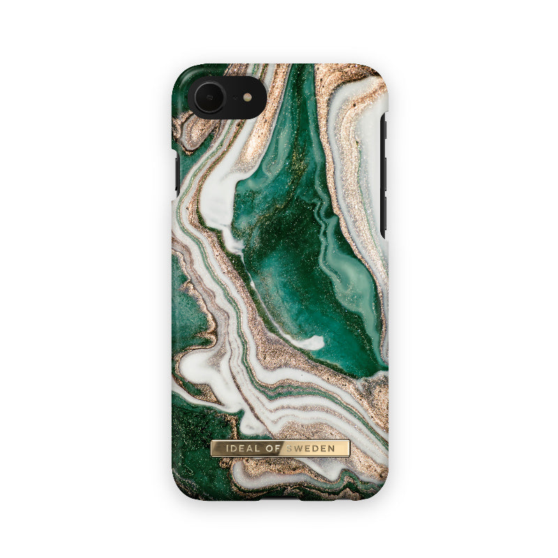 IDEAL OF SWEDEN Fashion Case iPhone 8/7/6/6S/SE Golden Jade Marble