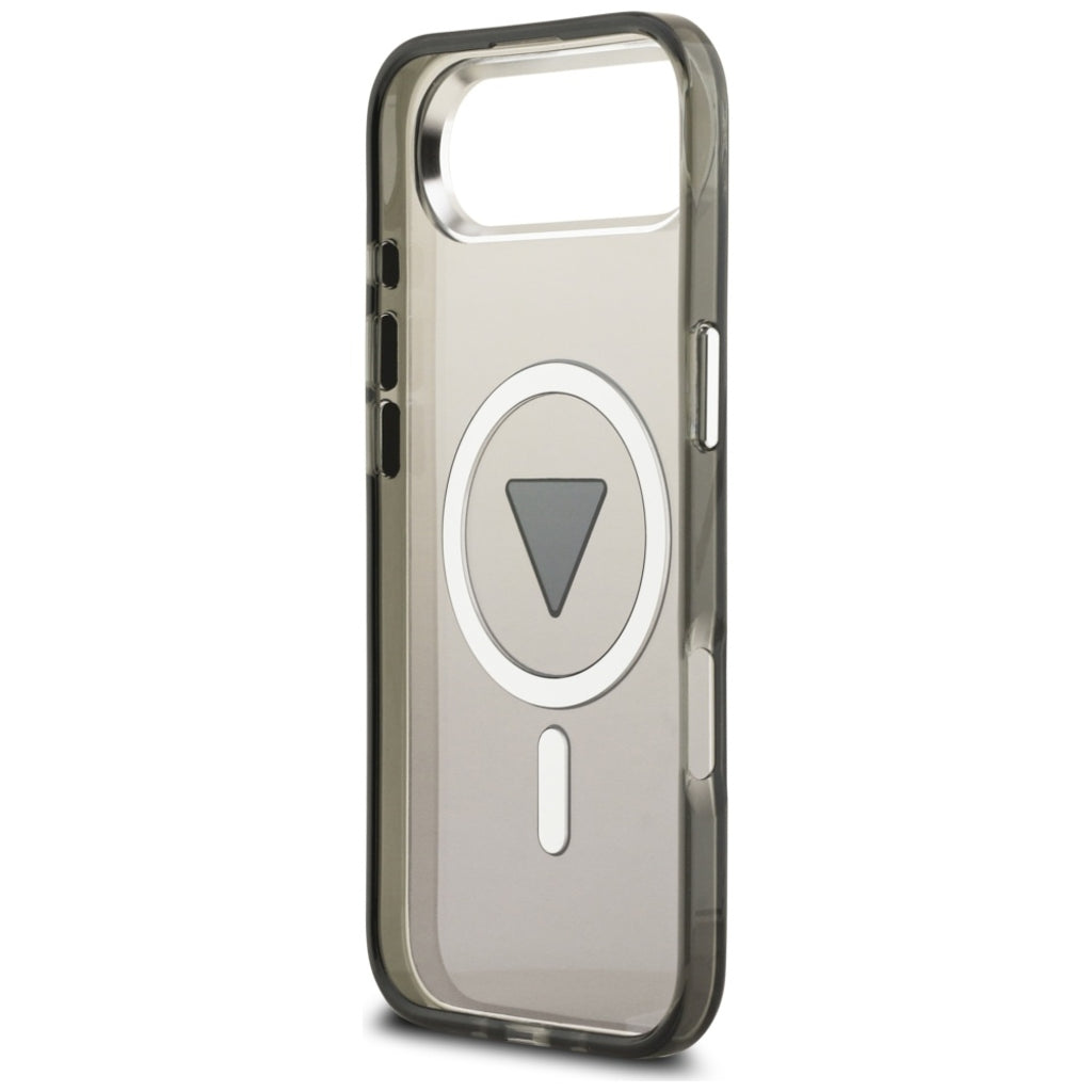 GUESS GUHMP17MHGTMLCGK Hardcase MagSafe Black IML Gradient Triangle Logo MagSafe for iPhone 17 Air