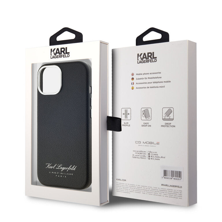 KARL Hardcase FW PU HOTEL RSG Black iPhone 14