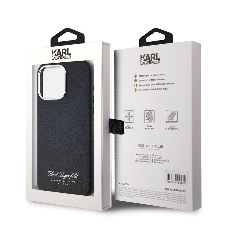 KARL Hardcase FW PU HOTEL RSG Black iPhone 15 Pro