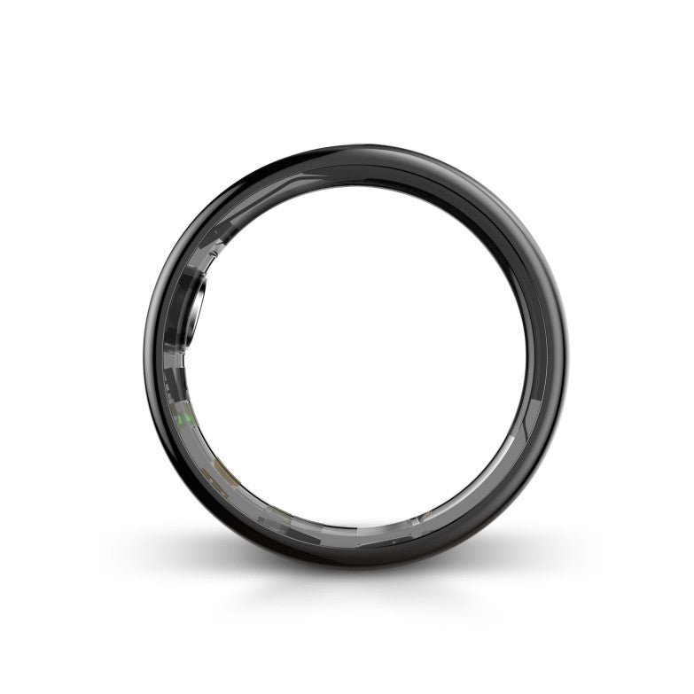 KSIX Saturn smart ring, size L , Aut. 3 days, Activity & Health, Sleep Monitor, 5ATM, Black