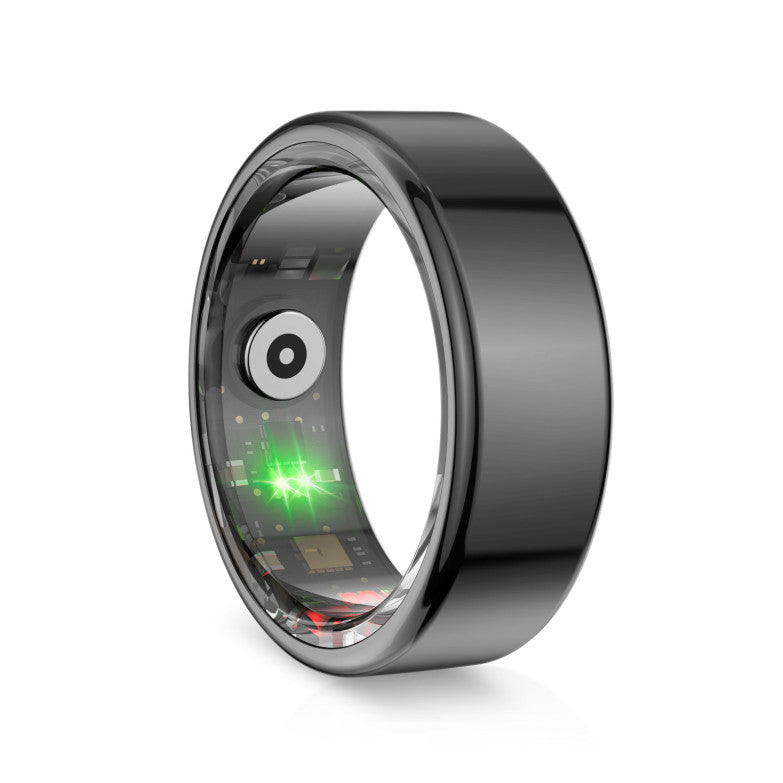 KSIX Saturn smart ring, size L , Aut. 3 days, Activity & Health, Sleep Monitor, 5ATM, Black