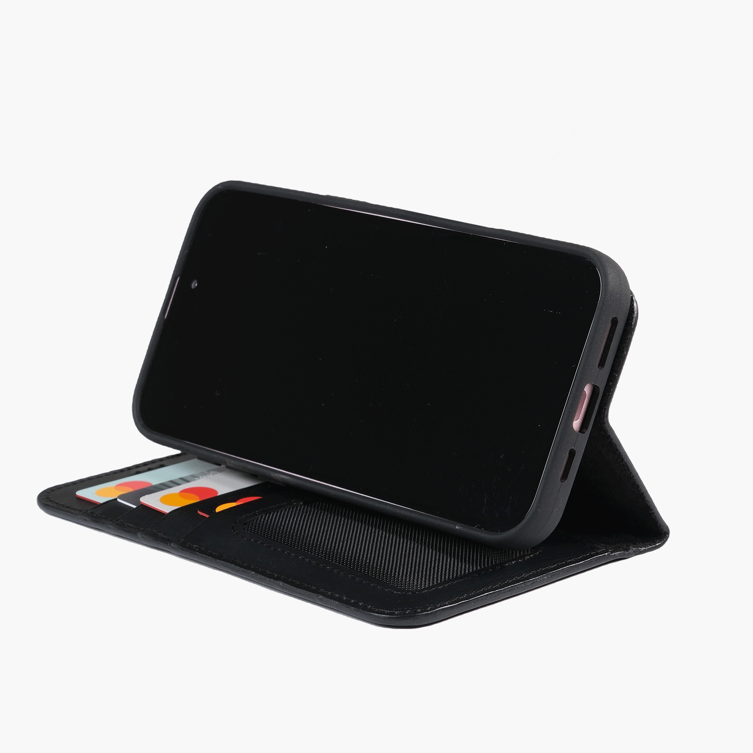 Wachikopa Leather Magic Book Case 2 in 1 for iPhone 17 Black