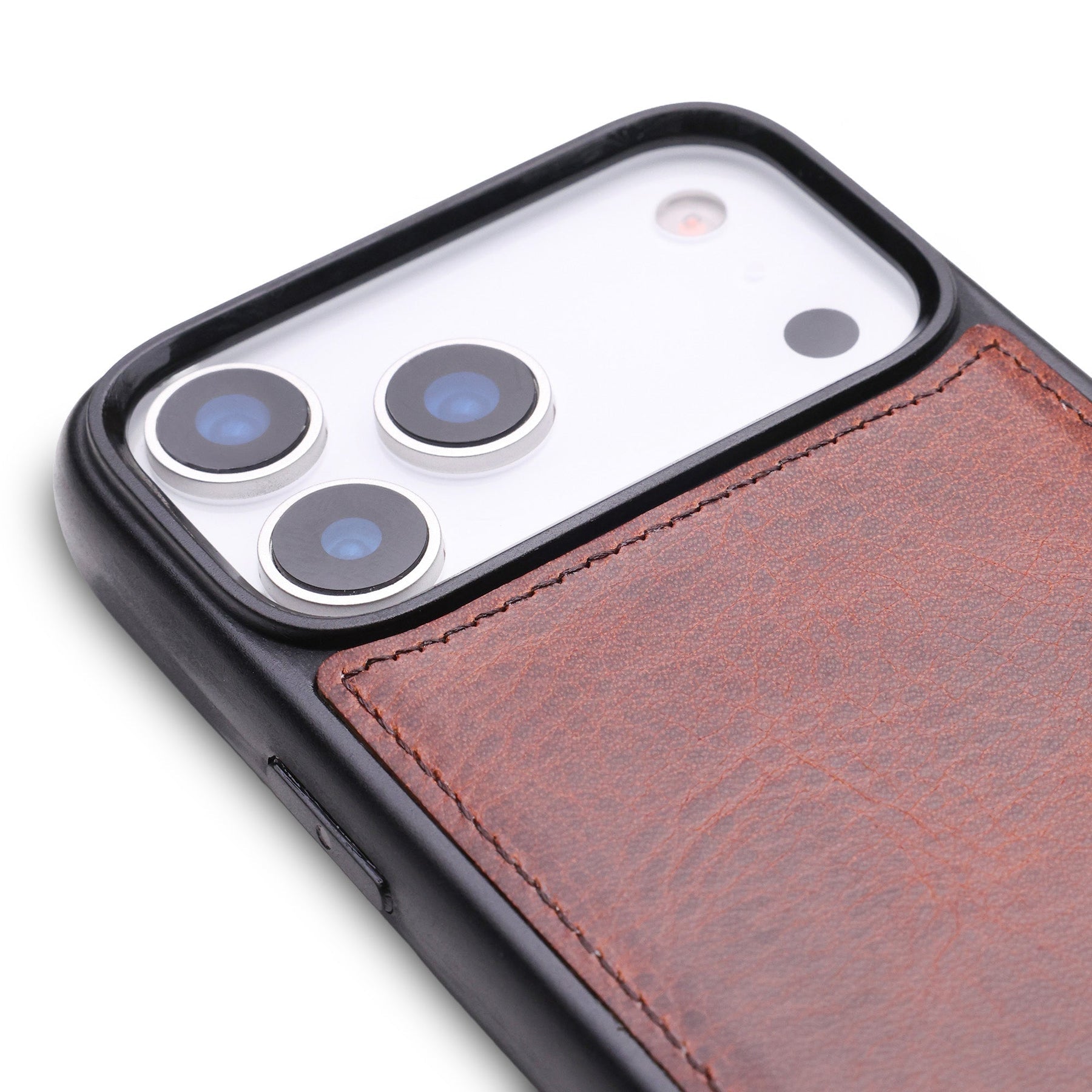 Wachikopa Leather Magic Book Case 2 in 1 for iPhone 17 Pro Brick