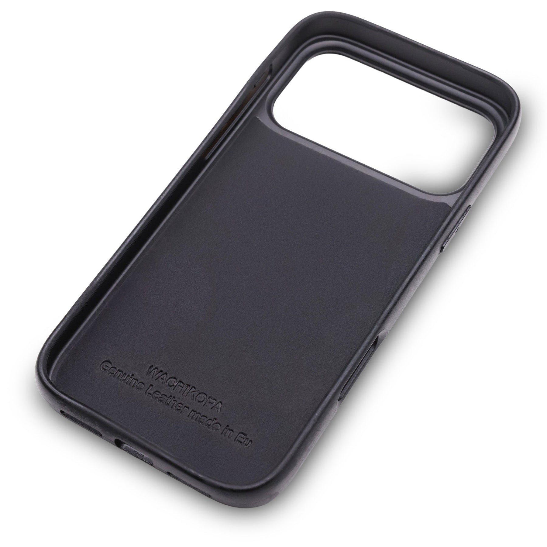 Wachikopa Leather Magic Book Case 2 in 1 for iPhone 17 Pro Black