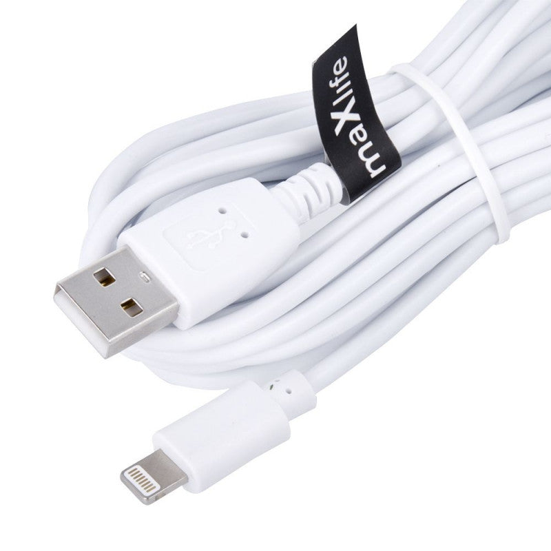 Maxlife cable USB - Lightning 3m 2A white