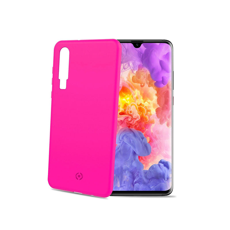 Celly Shock Back case Cover Huawei P30 Pink