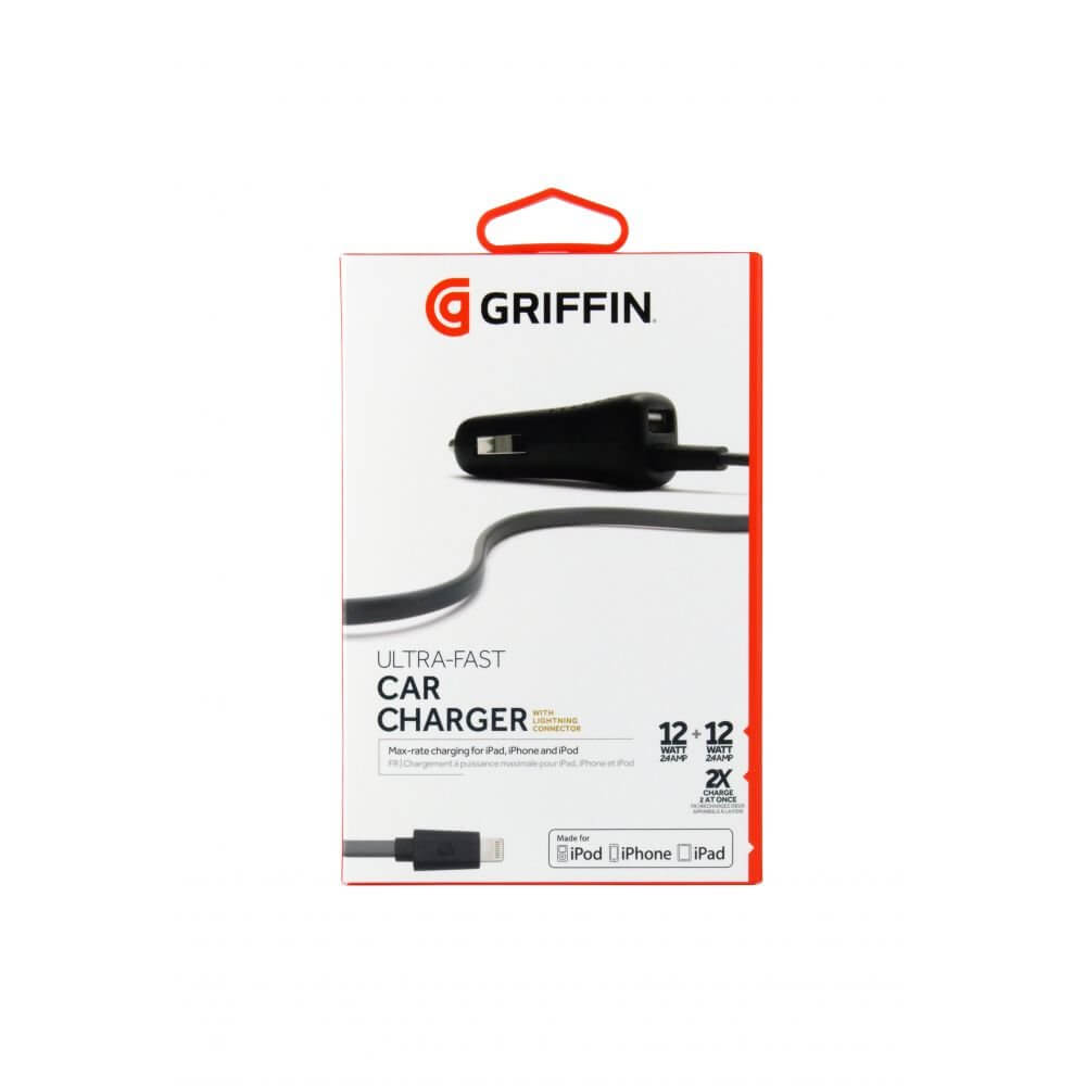 Griffin Power Jolt 12Wx2  2-in-1 Car Charger