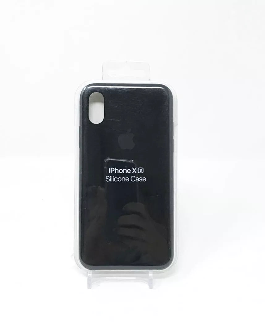 Apple Silicone Backcover for iPhone X - Black