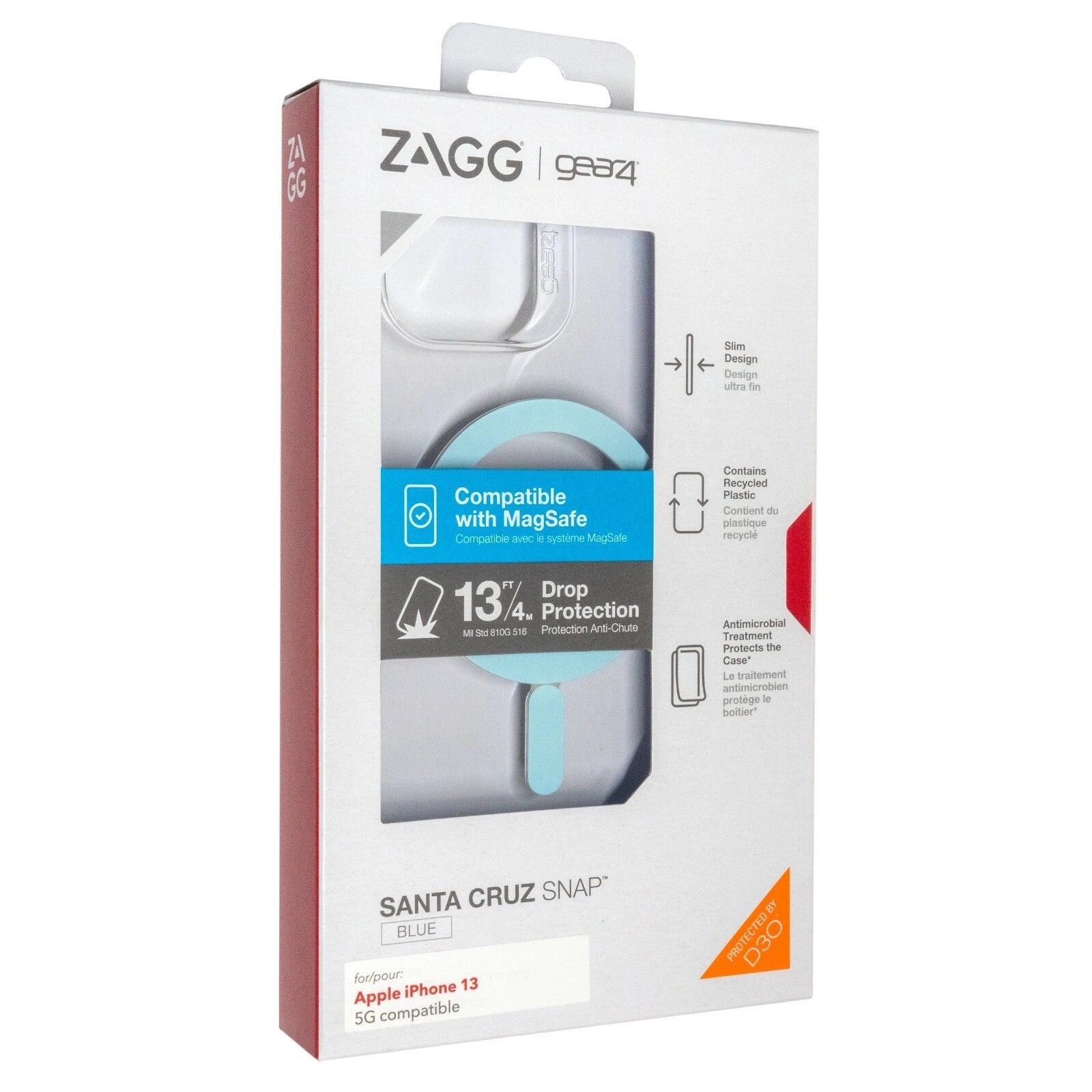 ZAGG Santa Cruz Snap Case for iPhone 13 Blue
