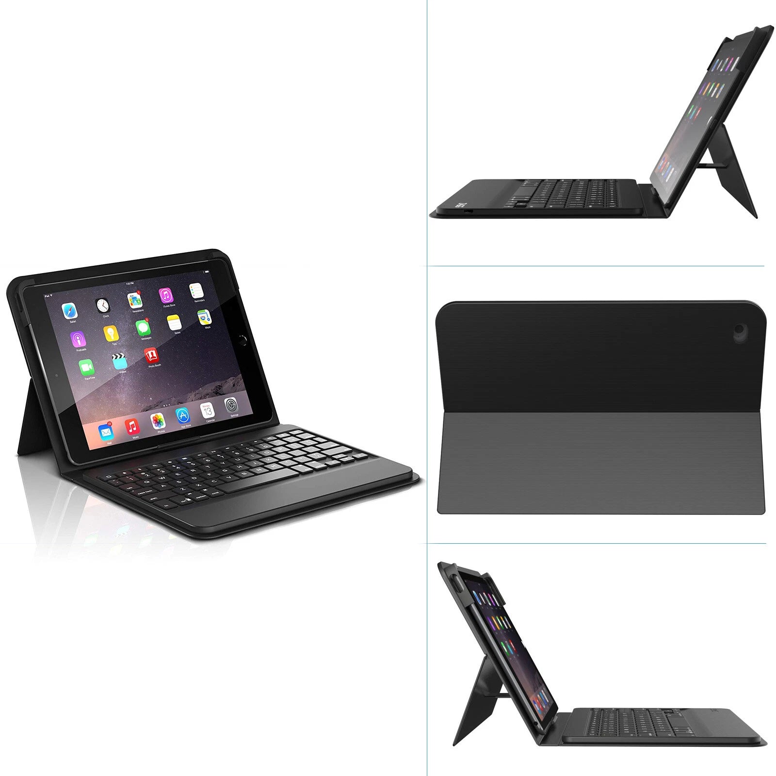 ZAGG Messenger - Folio Keyboard Protective Case for Apple Air/ Air 2/ Pro 9.7