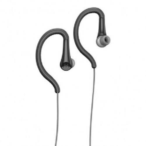 Genuine Motorola Sport Earbuds SH008 Flexible Earhook IP54 Water Resistance Grey