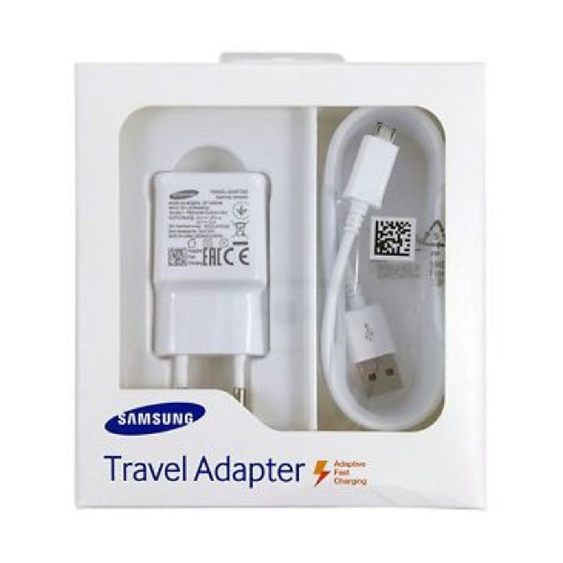 Samsung EP-TA20EWE Charger + fast USB to Micro USB cable White Blister