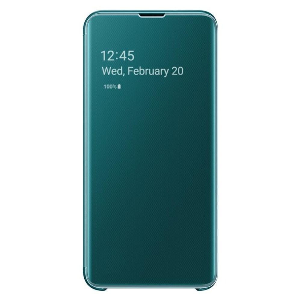 Samsung Galaxy S10e Clear View Cover - Green