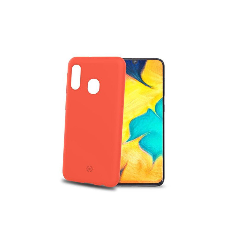 Celly Shock Back case Cover Galaxy A20e Orange