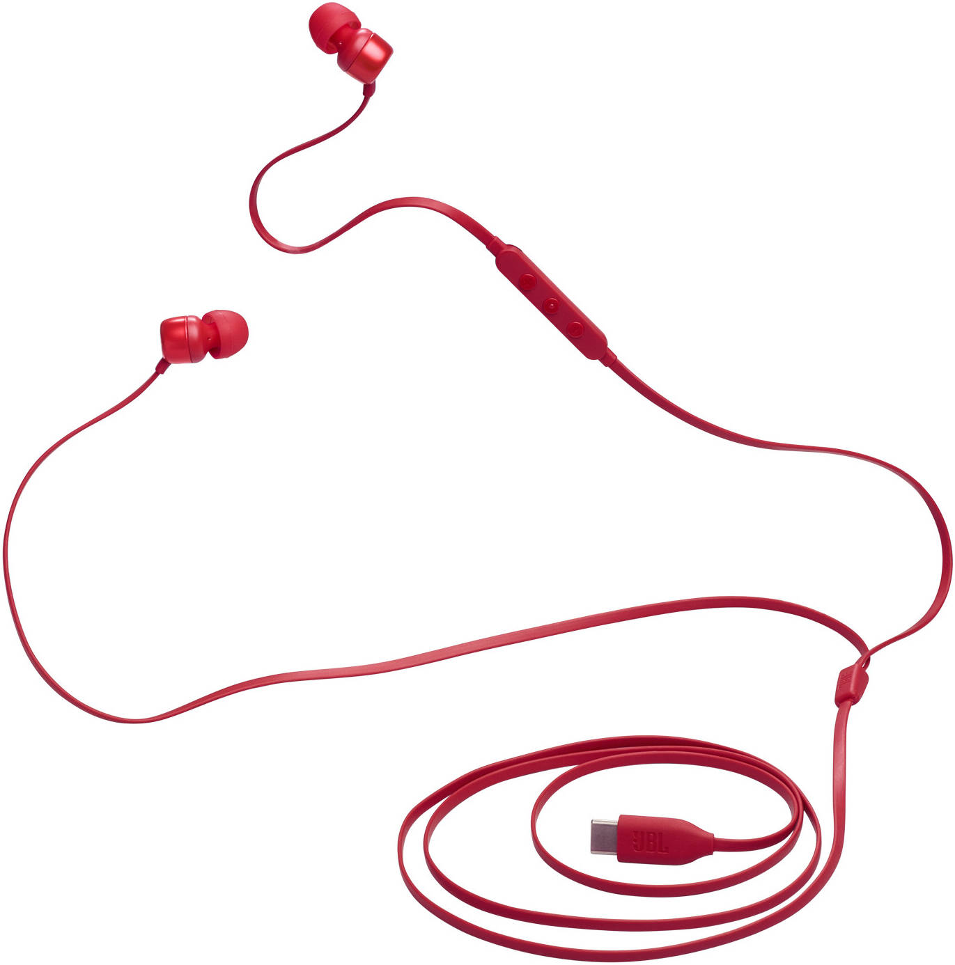 JBL Tune 310C USB-C in-ear headphones Red