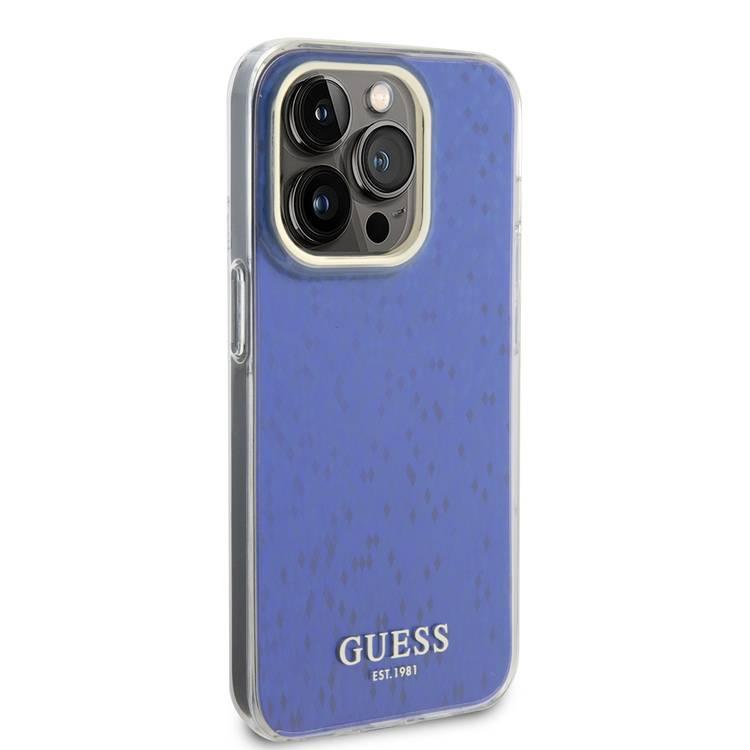 GUESS HC IML FACETED MIRROR DISCO PURPLE iPhone 15 Pro