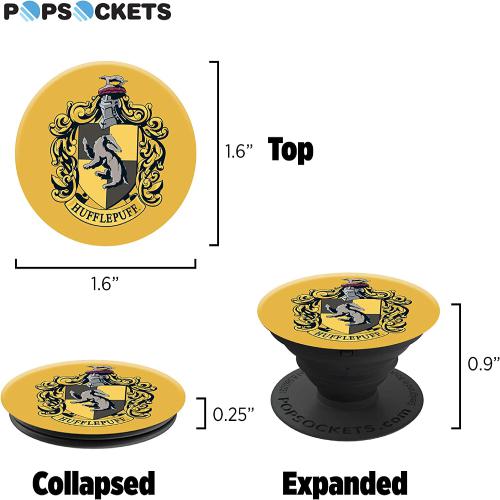 PopSockets Expanding Grip Case with Stand for Smartphones and Tablets - Harry Potter Hufflepuff