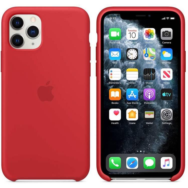 Apple Silicone Backcover for iPhone 11 Pro - Red