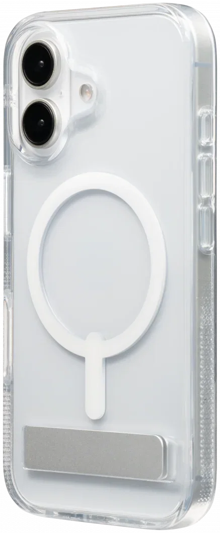 ZAGG Crystal Palace Snap witht Kickstand Case for iPhone 16 transparant